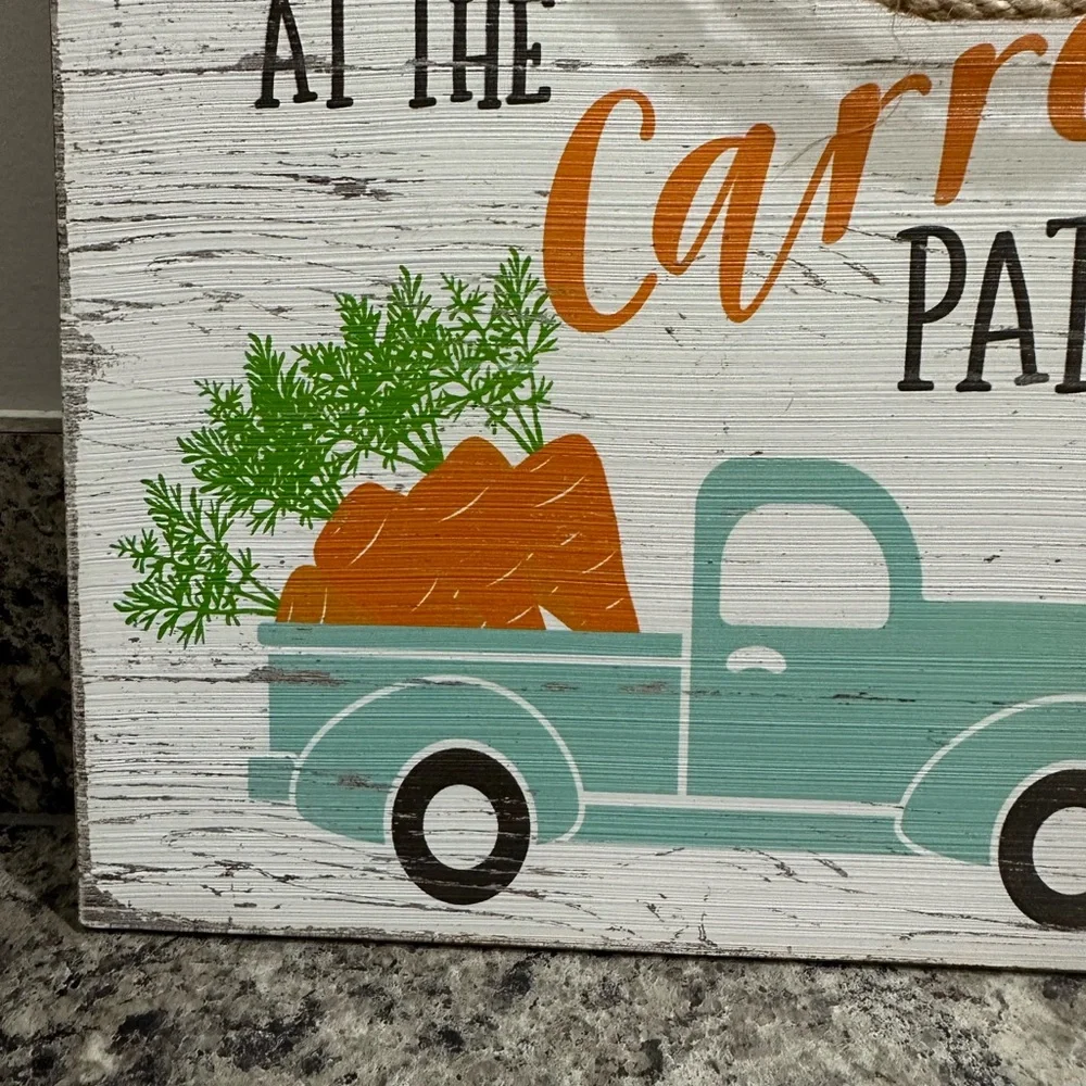 Easter, Spring Decor Wooden Sign, Rustic
